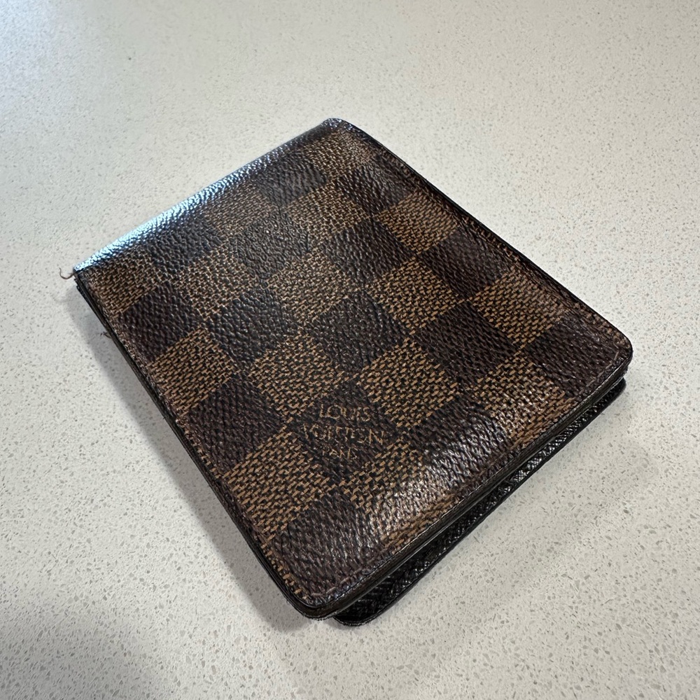 Louis Vuitton checkered wallet